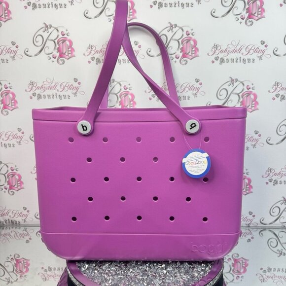 BOGG BAG Handbags - Bogg Bag large Purple Tote raspberry rare discontinued color sherbet purple pink